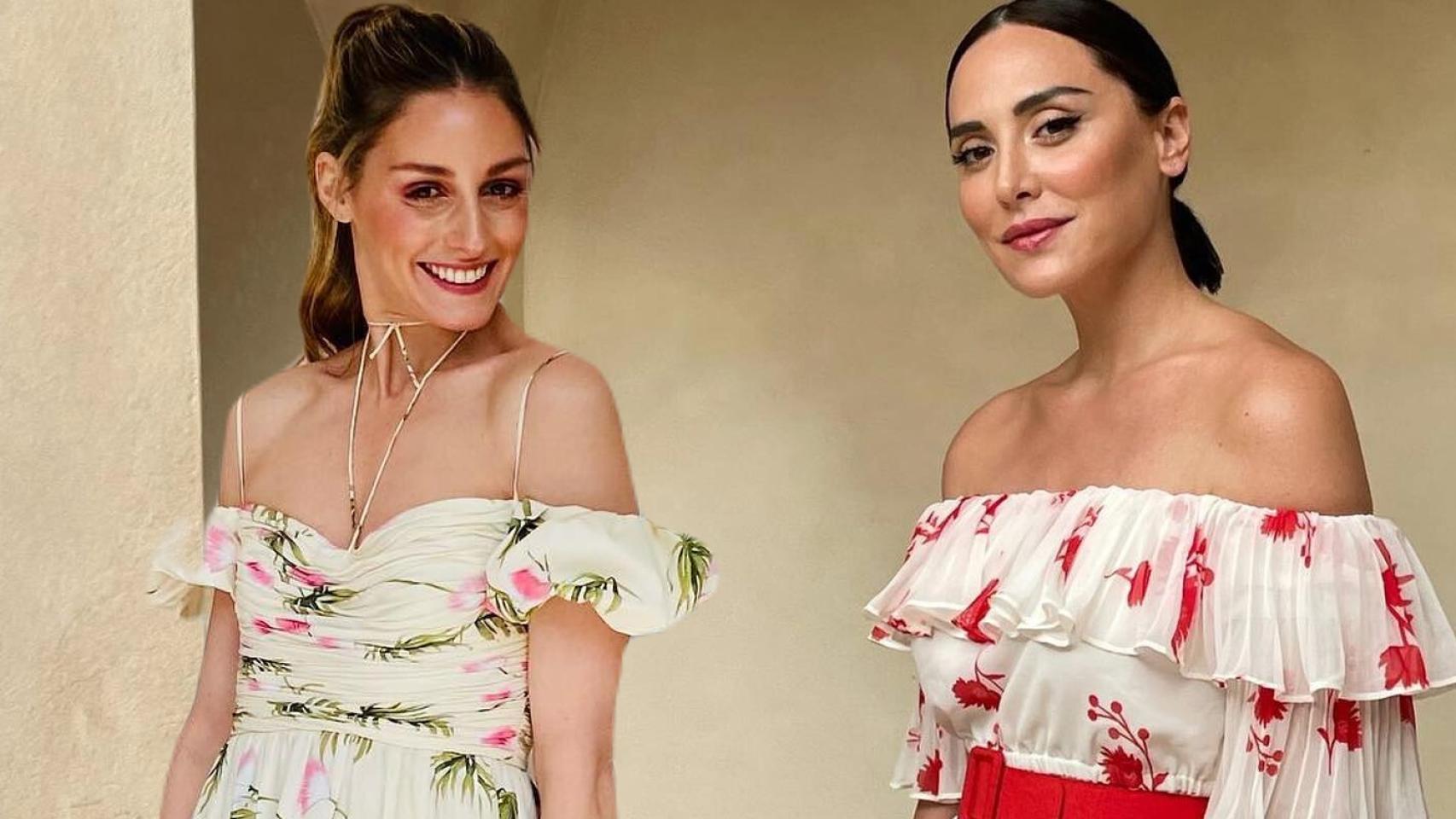 Tamara Falcó y Olivia Palermo en un fotomontaje de EL ESPAÑOL.