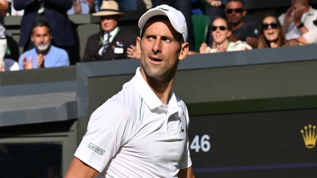 Novak Djokovic, en Wimbledon