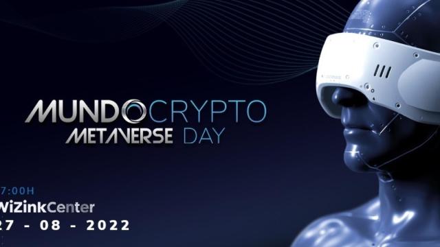 Cartel del evento de Mundo Crypto.