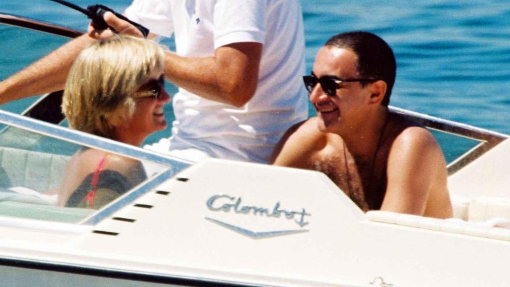 Lady Di junto a Dodi Al-Fayed