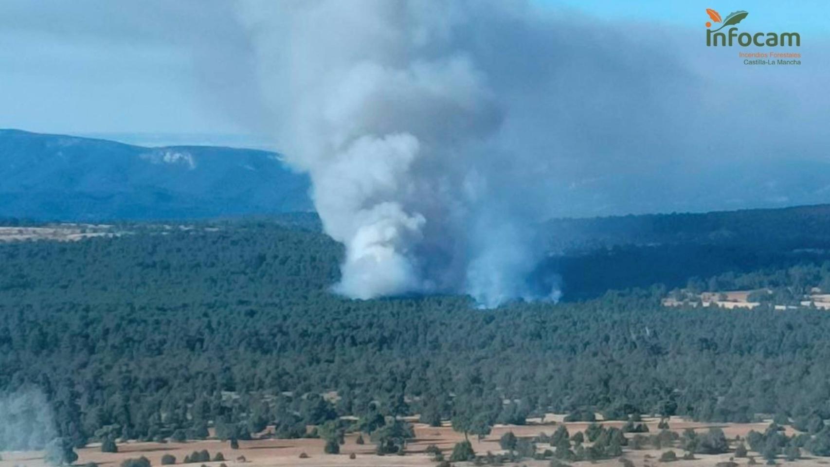 Incendio en Carrascosa