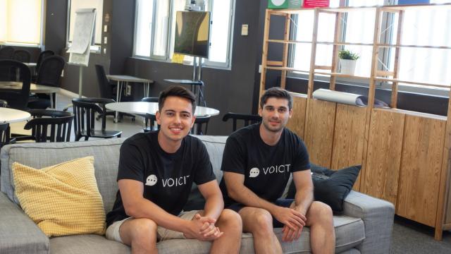 Los fundadores de Voicit.