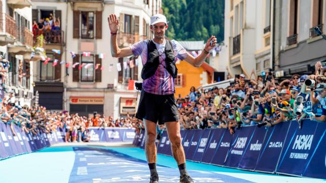 Kilian Jornet tras ganar el UTMB por cuarta vez en su carrera