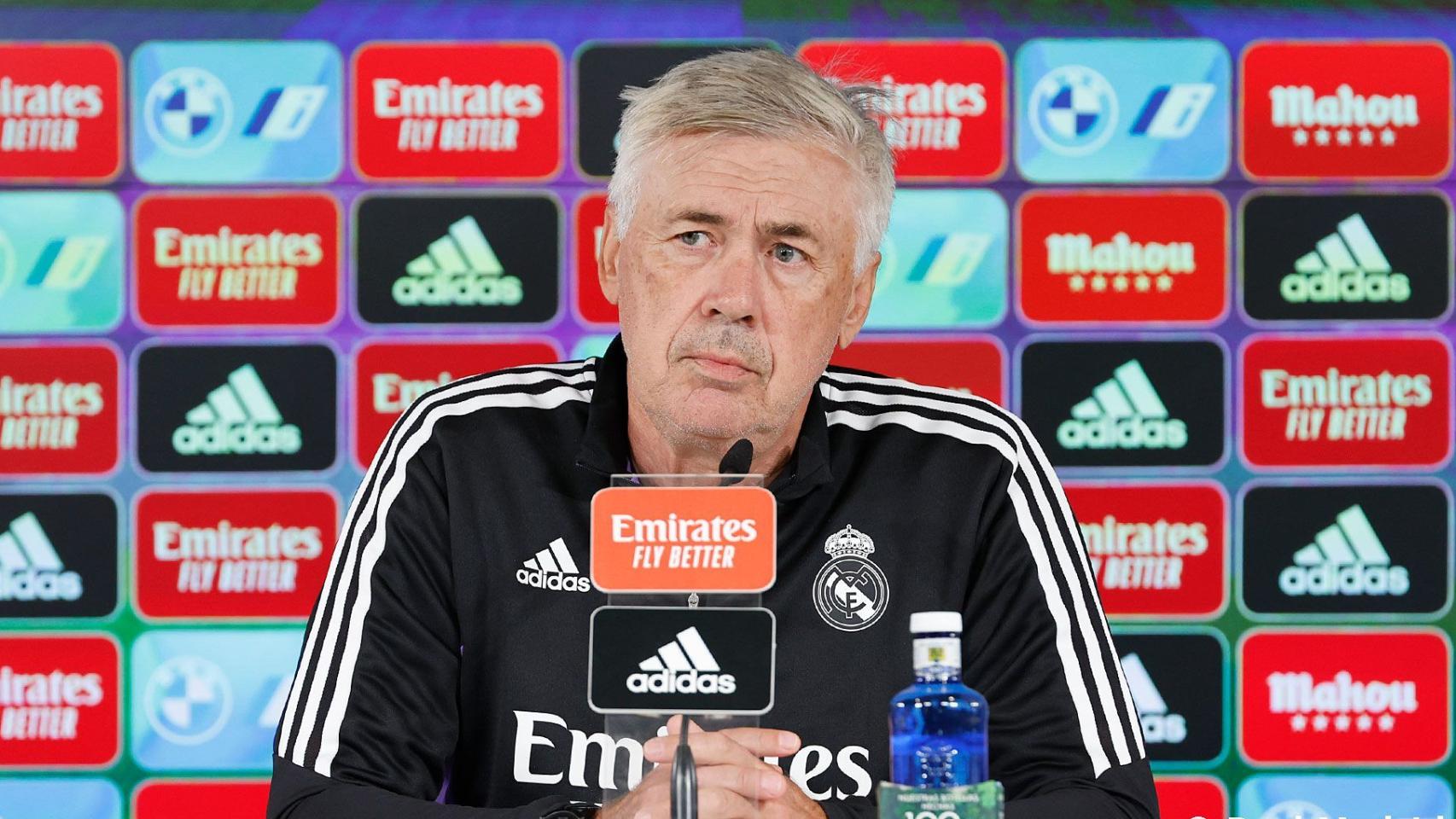 Ancelotti, en rueda de prensa