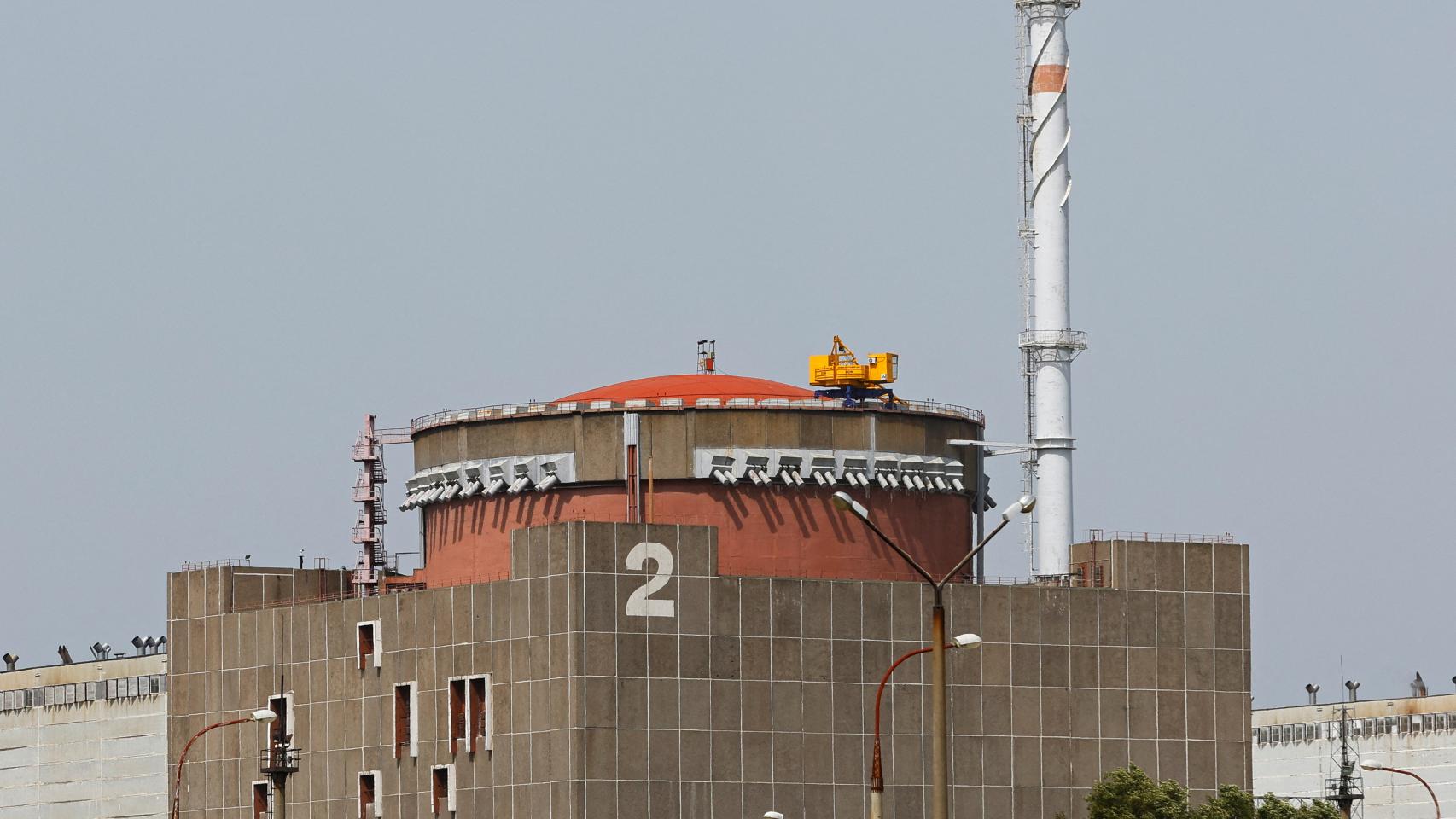 Imagen de la central de Zaporiyia, en Ucrania