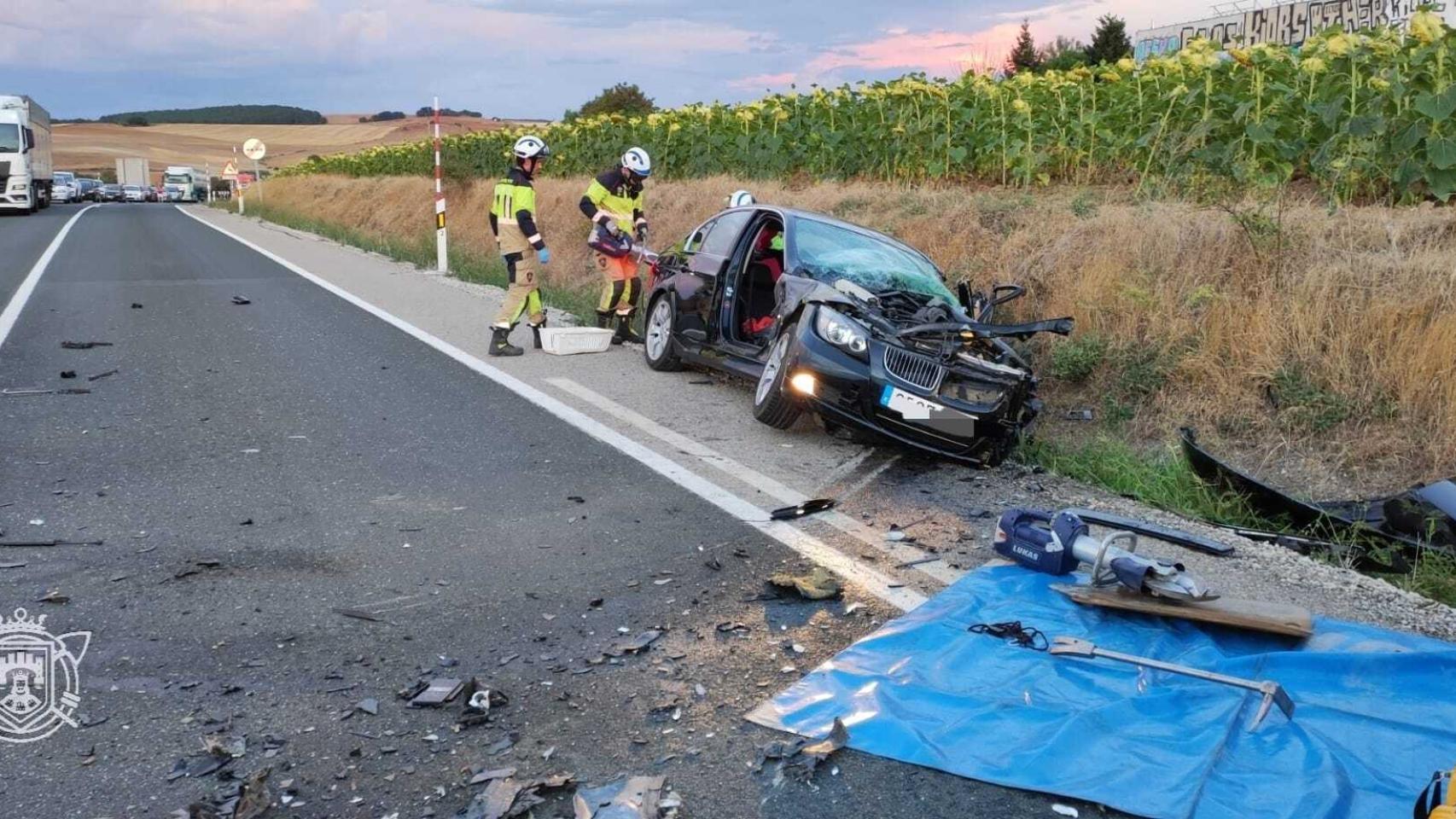 Imagen del accidente