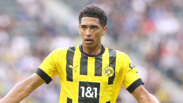 Jude Bellingham, en un partido del Borussia Dortmund de la temporada 2022/2023