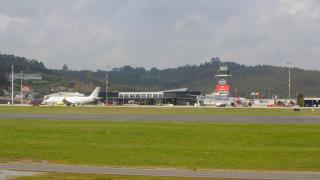 El aeropuerto de Alvedro en una foto de archivo.