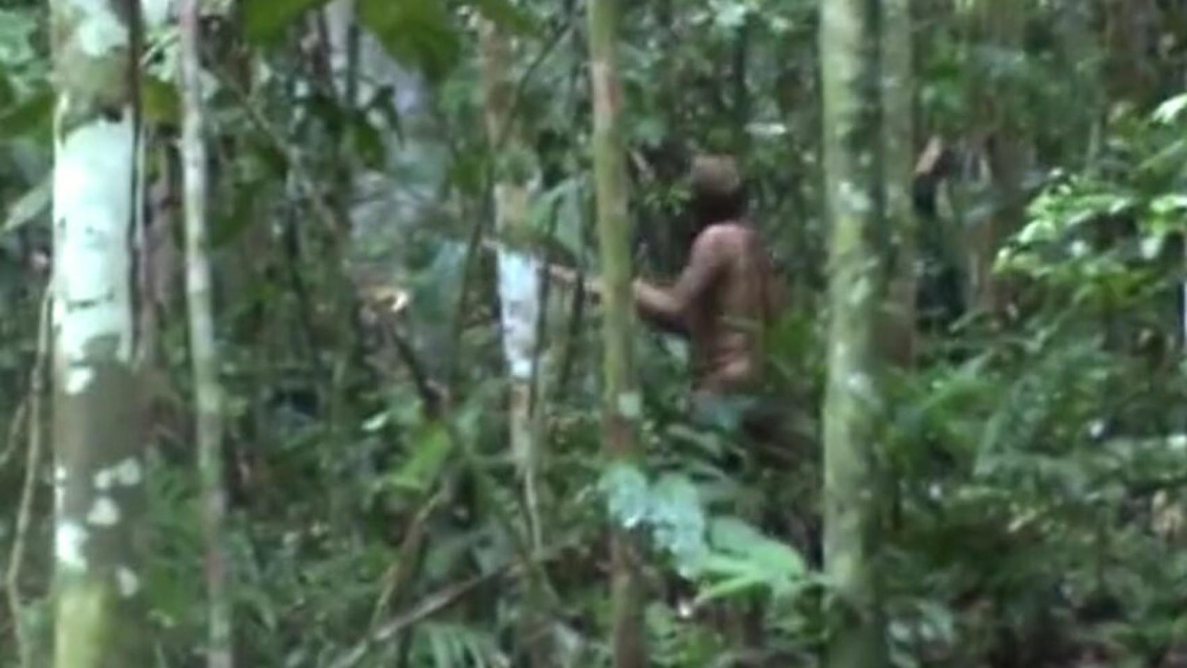 Una de las pocas imágenes de 'El Indio del Hoyo'.