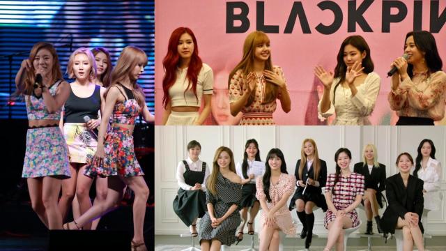 Las bandas de K-Pop: Mamamoo, Blackpink y Twice.