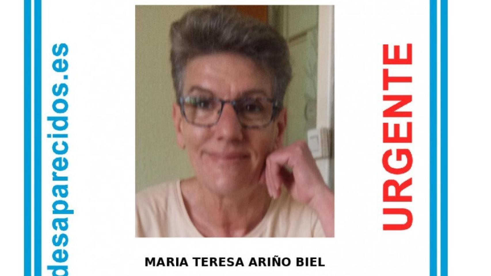 Cartel de la mujer desaparecida