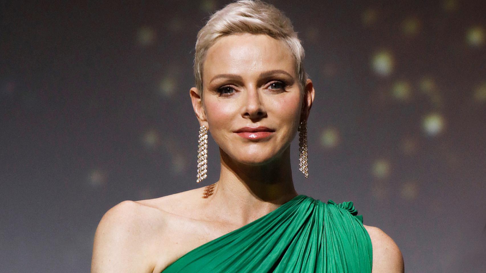 Charlène de Mónaco en un evento en Montecarlo.