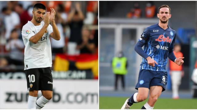 Carlos Soler y Fabián Ruiz