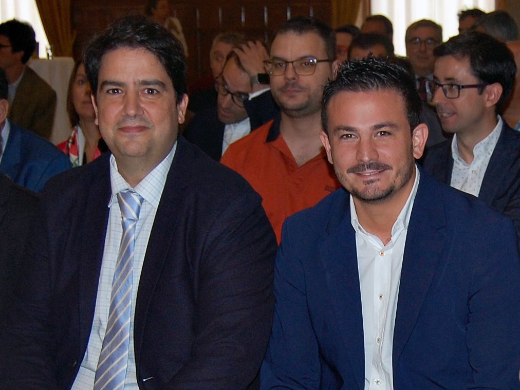 Diego García Hernández y Antonio Rollán, en el acto de la tercera comisión conjunta