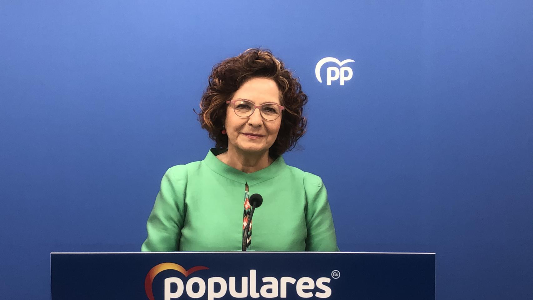 Carmen Riolobos en rueda de prensa