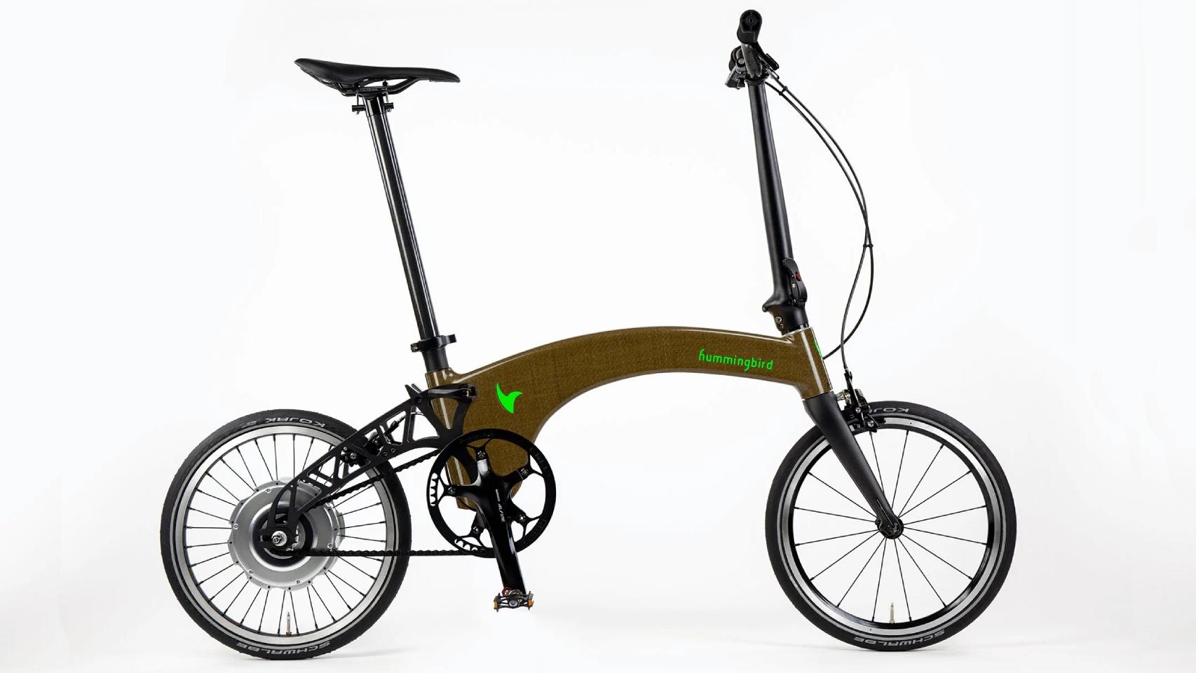 Esta bicicleta eléctrica se pliega en cinco segundos.