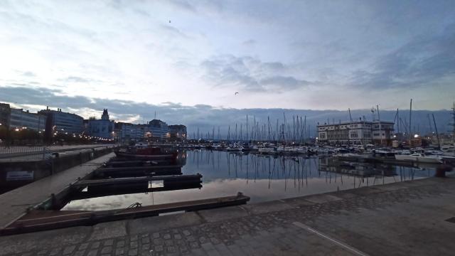 Un día nublado en A Coruña.