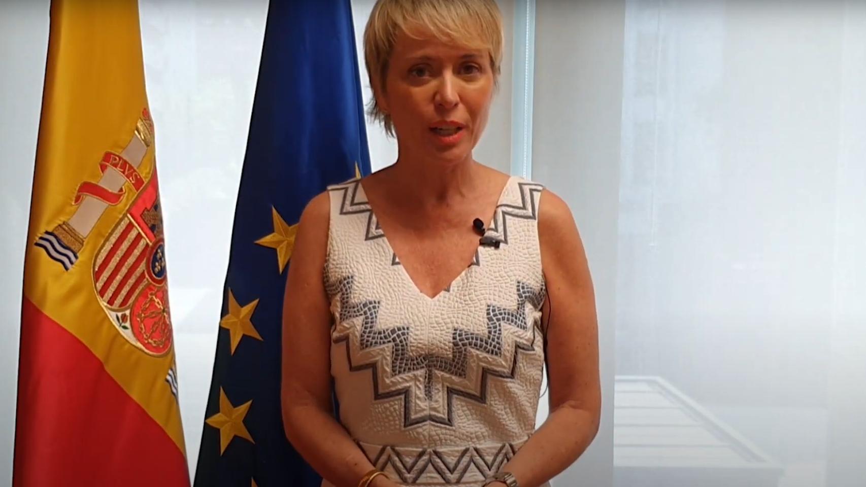 Carme Artigas, secretaria de Estado de Digitalización e Inteligencia Artificial, durante su intervención en el congreso de la patronal Ametic.