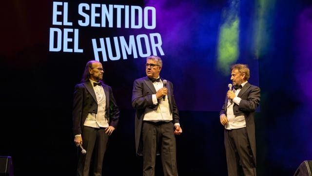 Espectáculo Santiago Segura, José Mota y Florentino Fernández.