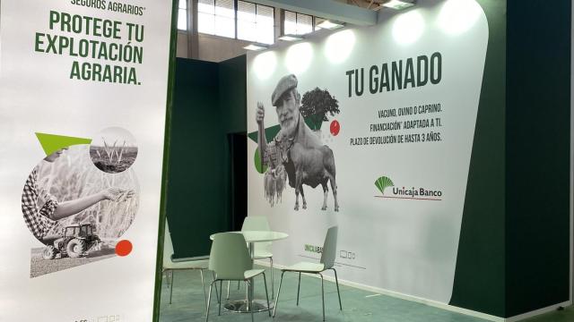 Unicaja Banco está presente en Salamaq’22 con un stand abierto a agricultores y ganaderos