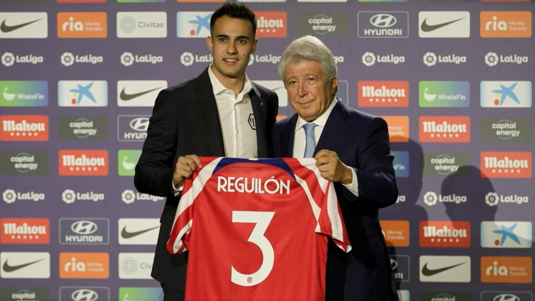 Reguilón, indeciso en su presentación con el Atlético: No sé si celebraría un gol contra el Madrid