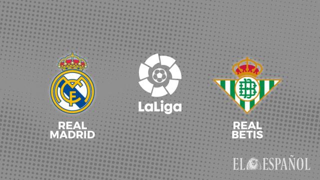 Cartel de horario del partido Real Madrid - Betis de la jornada 4 de La Liga 2022/2023