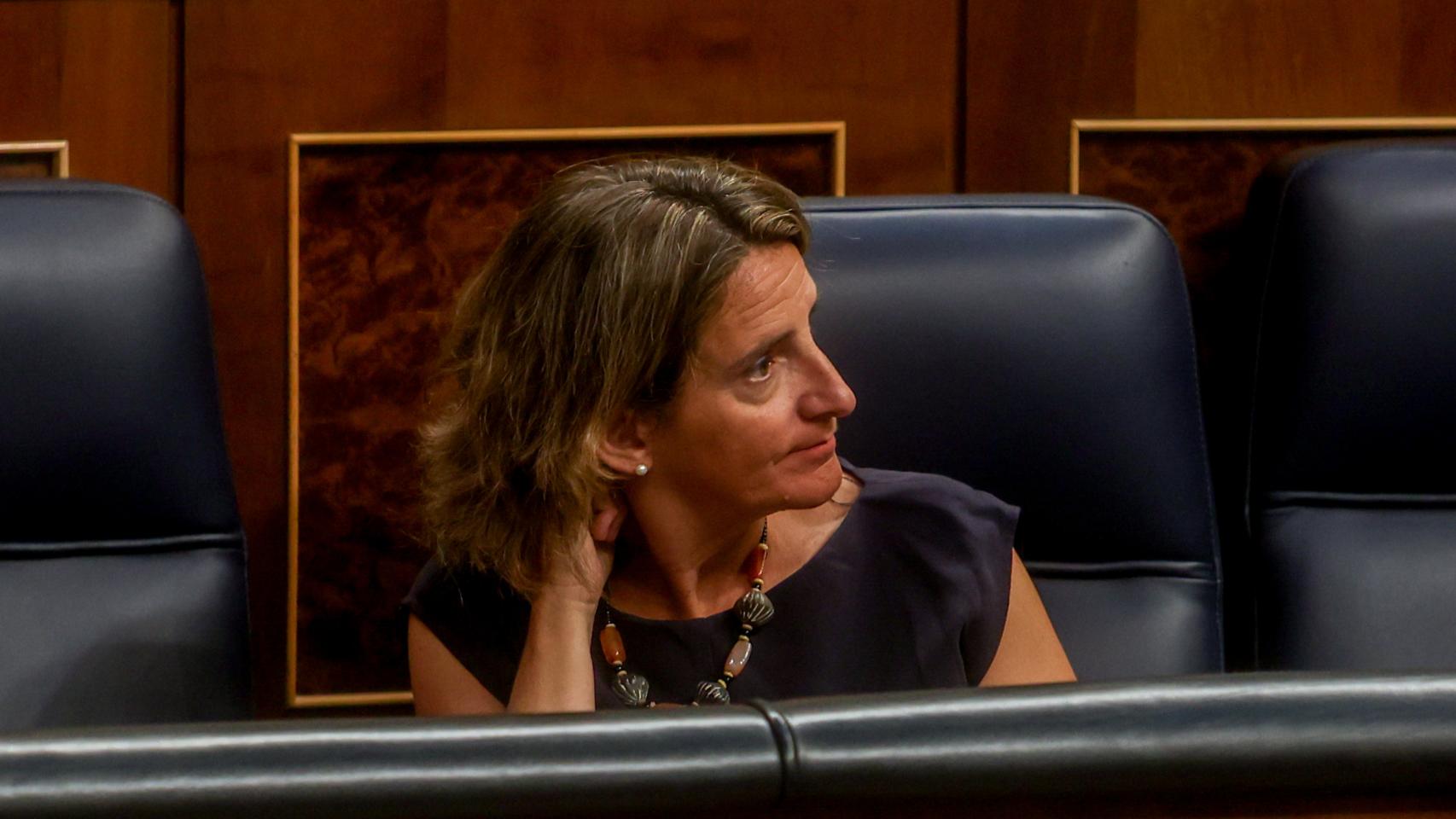 La vicepresidenta tercera del Gobierno y ministra de Transición Ecológica, Teresa Ribera.