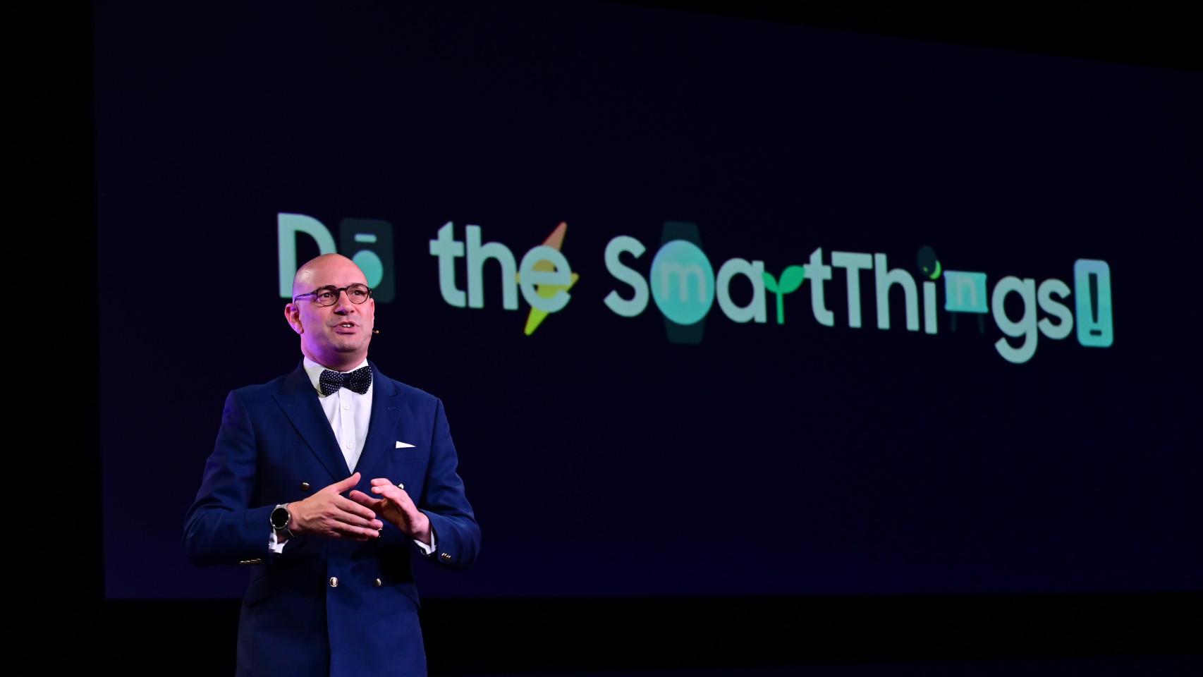 Benjamin Braun, de Samsung, en un momento de la presentación en IFA.