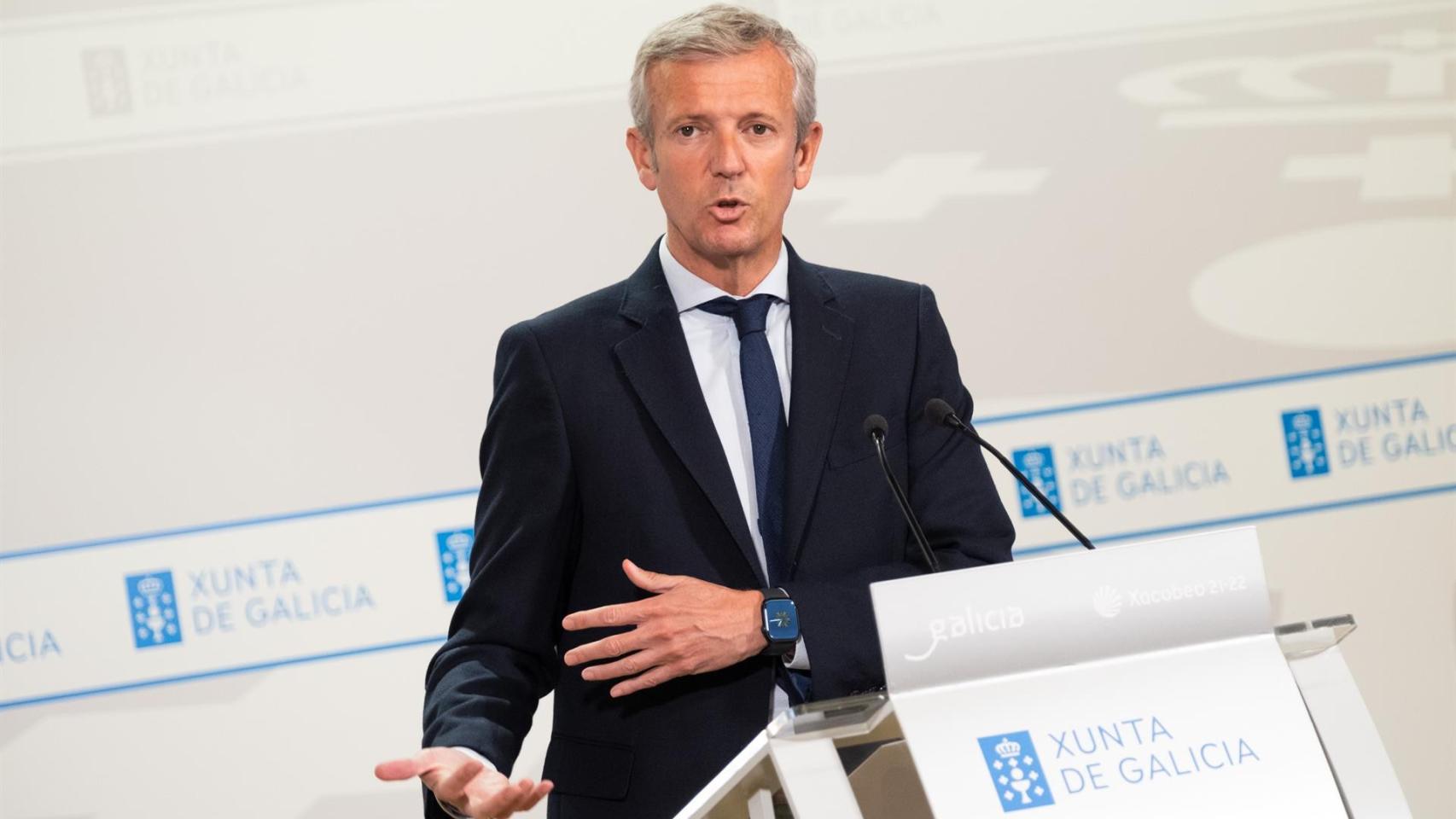 El presidente de la Xunta, Alfonso Rueda.