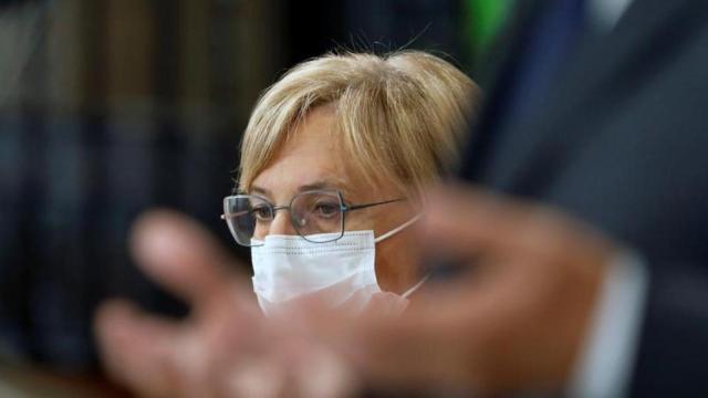 Ana Barceló, en una comparecencia junto a Ximo Puig, en imagen de archivo.