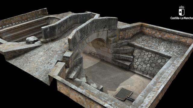 Modelo 3D del puente Neoclásico de Alameda de Cervera