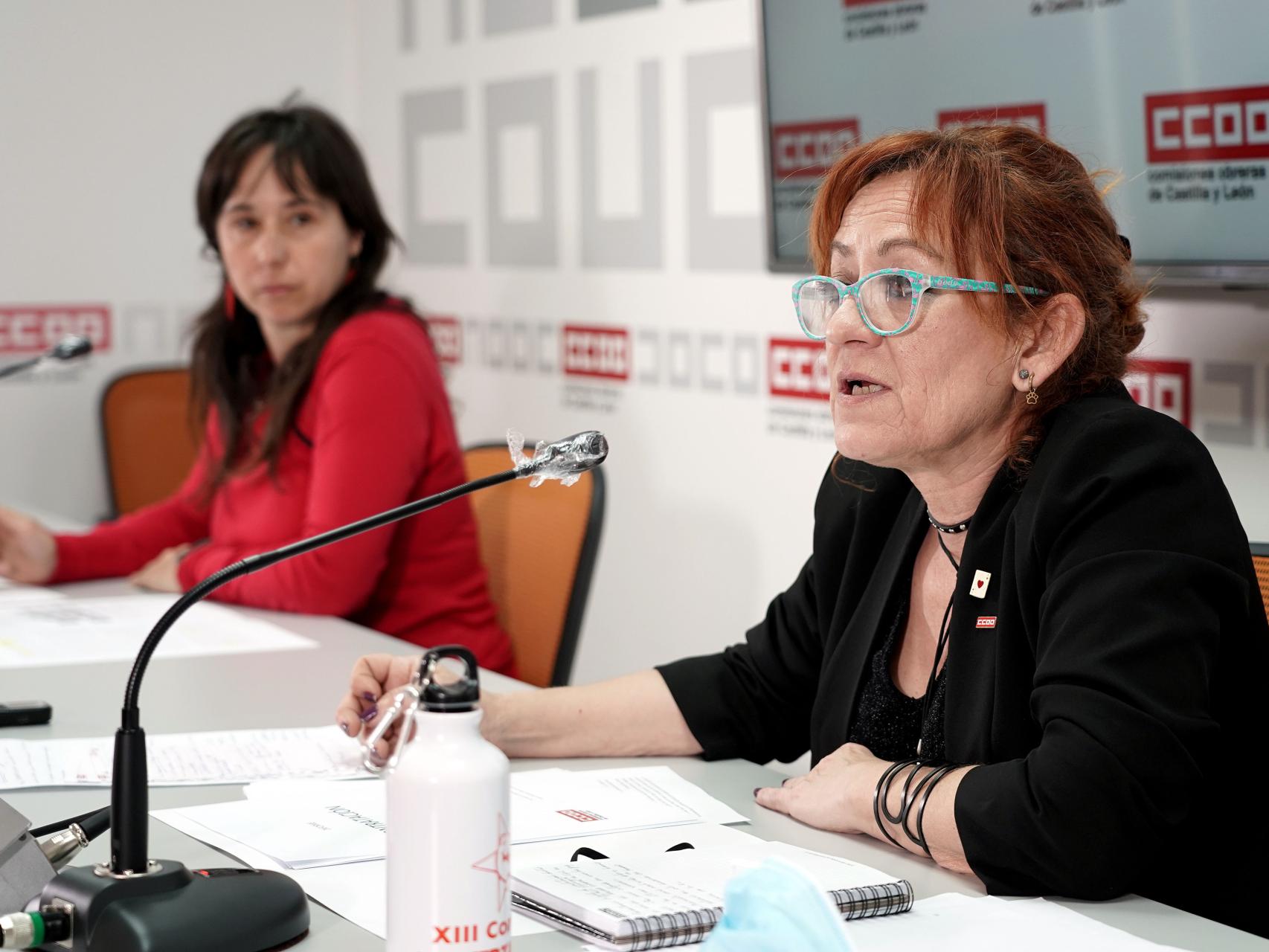 La secretaria de Empleo y Migraciones de CCOO CyL, Nieves Granados, en una imagen de archivo.