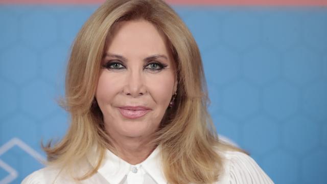 La 'vedette' Norma Duval en una imagen tomada en la presentación del espacio 'El Desafío', en  marzo de 2022.