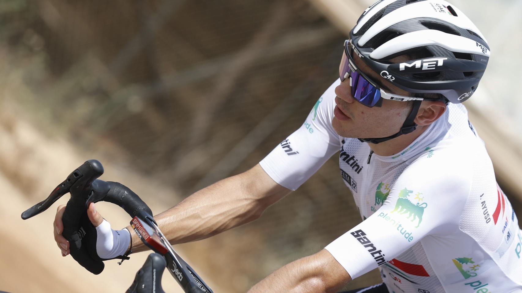 Juan Ayuso, durante La Vuelta a España 2022