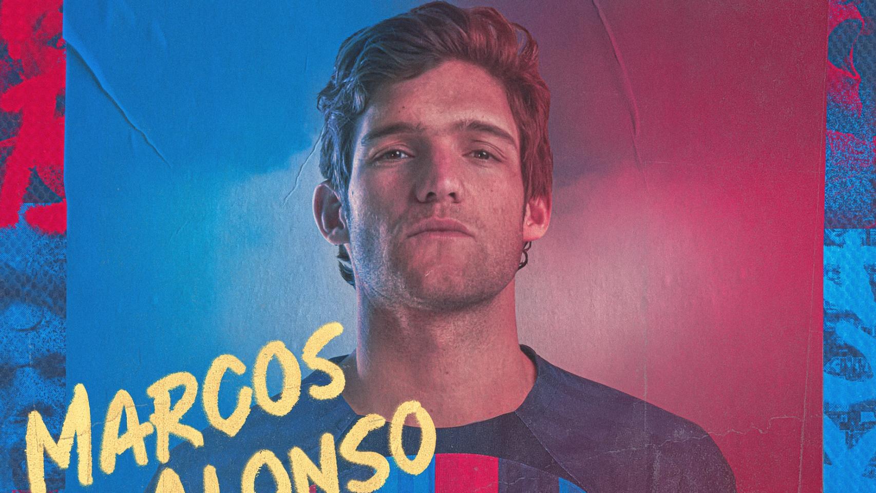 El Barça oficializa la llegada de Marcos Alonso