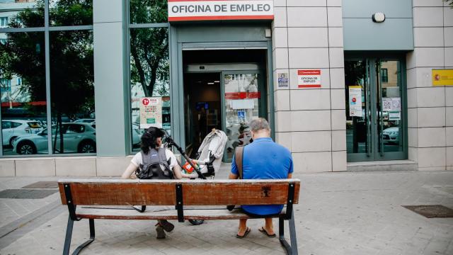 Una oficina de empleo en Madrid.