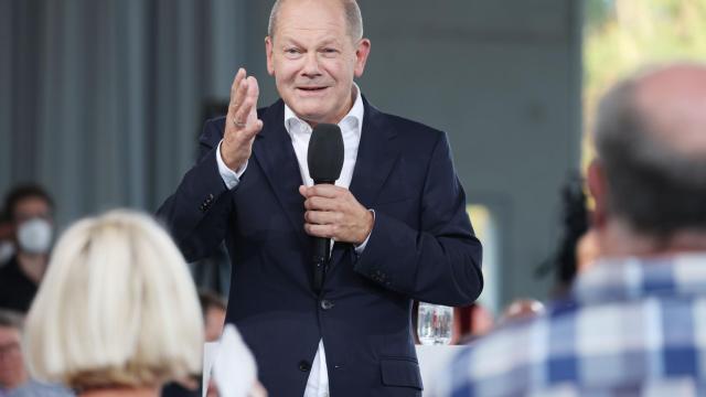 El canciller alemán, Olaf  Scholz.