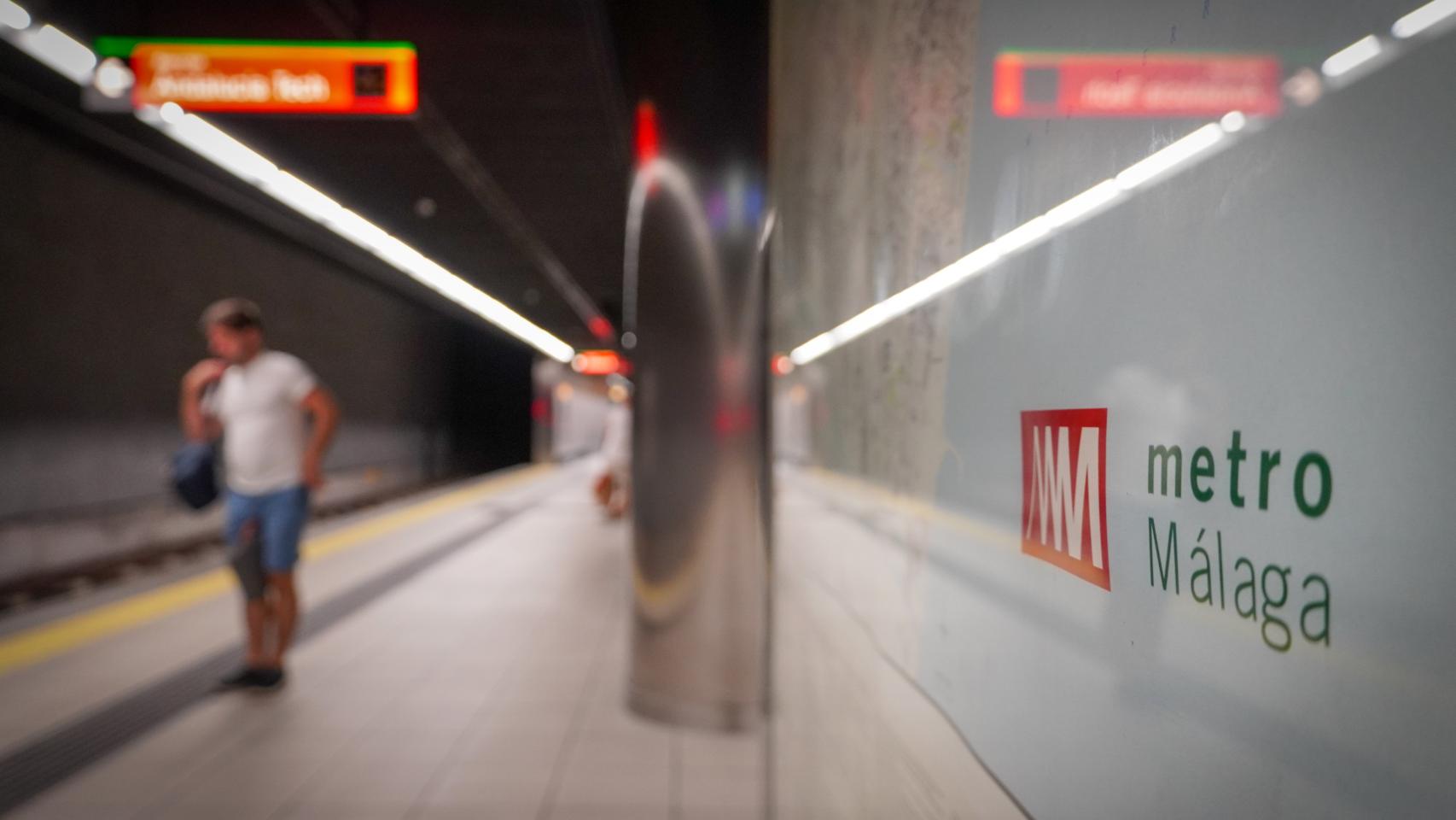 Una imagen del Metro de Málaga.