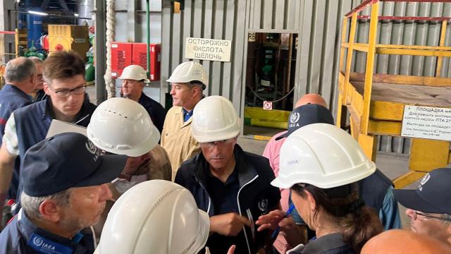 El OIEA en la central de Zaporiyia