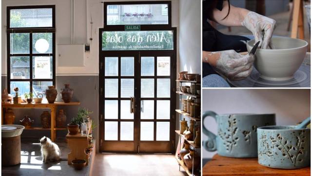 Alén das Olas, estudio de cerámica.