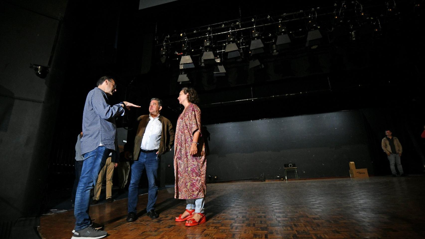 Visita de Lores al Teatro Principal.