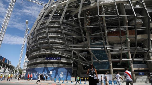 El Santiago Bernabéu, en obras