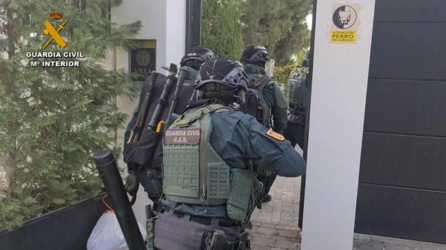 Un fragmento de uno de los registros en Málaga.