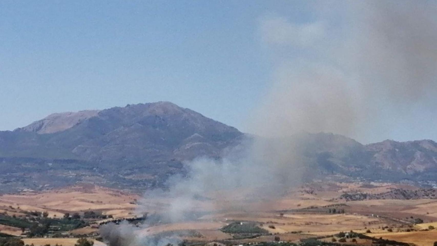 Incendio en Coín.