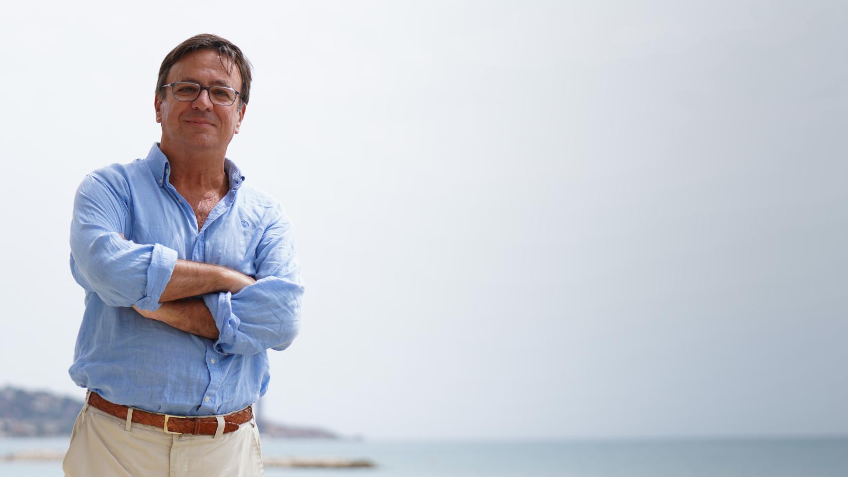 Federico Souvirón, en el paseo marítimo.