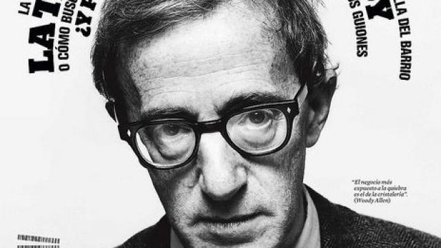 Woody Allen en la portada de 'Esquire' de octubre de 2007.
