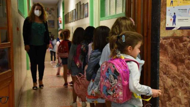 Imagen de archivo de un colegio.