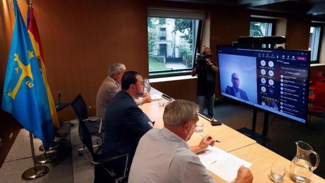 Seminario telemático 'Políticas regionales ante el reto demográfico: estudio de casos'. Foto: Gobierno de Asturias.