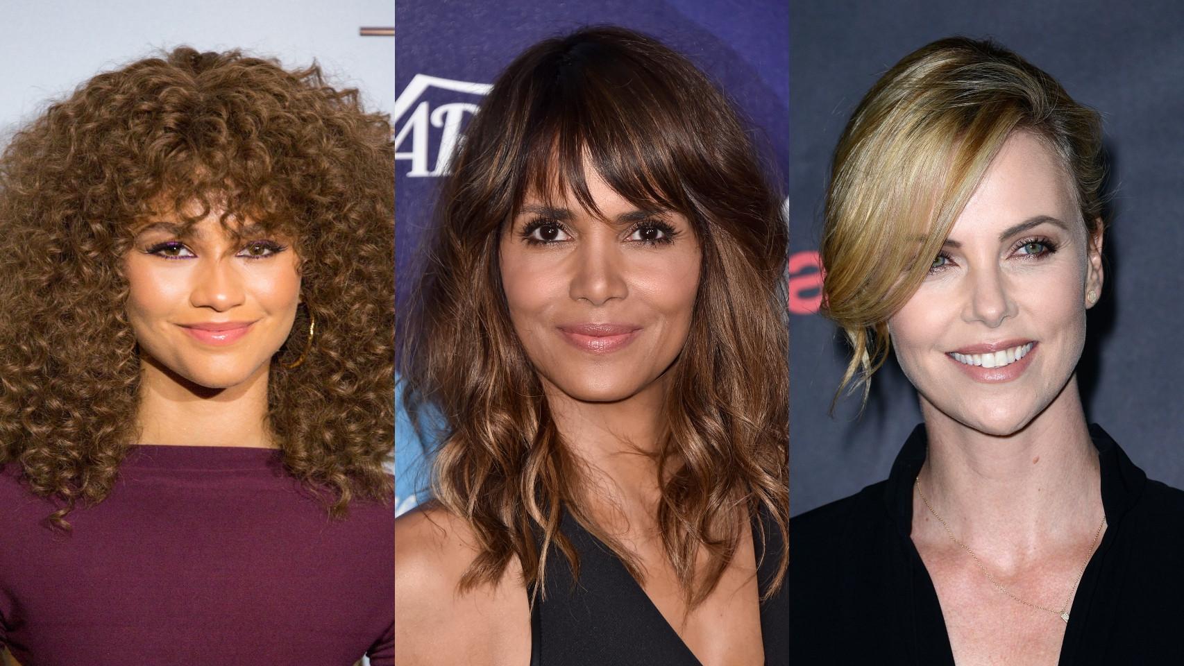 De izq. a dcha.: Zendaya, Halle Berry y Charlize Theron.