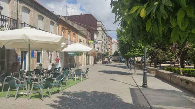 Ubicación de la nueva parada de taxi en Ponteareas.